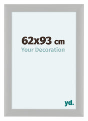 Como MDF Photo Frame 62x93cm White Woodgrain Front Size | Yourdecoration.com