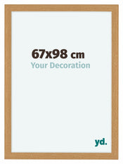 Como MDF Photo Frame 67x98cm Beech Front Size | Yourdecoration.com