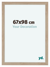 Como MDF Photo Frame 67x98cm Oak Light Front Size | Yourdecoration.com