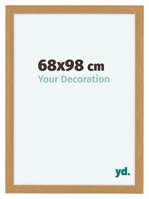 Como MDF Photo Frame 68x98cm Beech Front Size | Yourdecoration.com