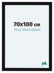 Como MDF Photo Frame 70x100cm Black High Gloss Front Size | Yourdecoration.com