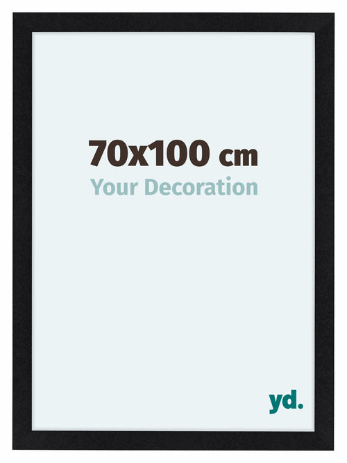 Como MDF Photo Frame 70x100cm Black Matte Front Size | Yourdecoration.com