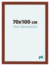 Como MDF Photo Frame 70x100cm Cherry Front Size | Yourdecoration.com