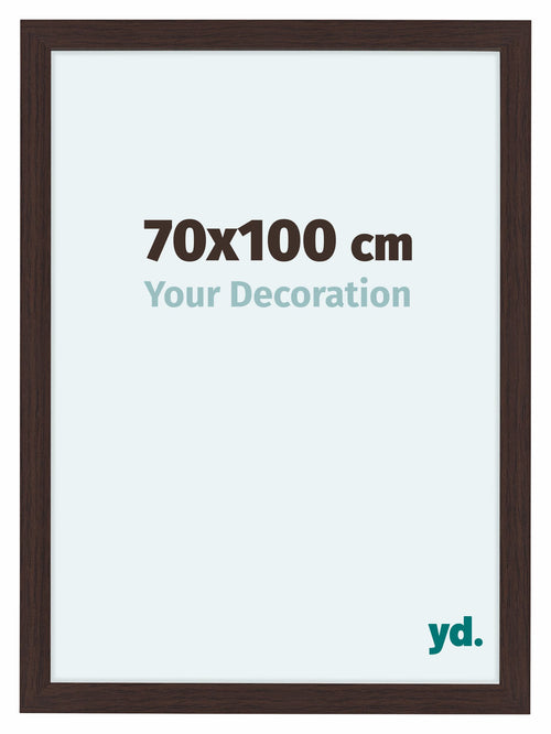 Como MDF Photo Frame 70x100cm Oak Dark Front Size | Yourdecoration.com