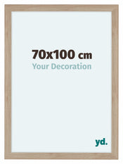 Como MDF Photo Frame 70x100cm Oak Light Front Size | Yourdecoration.com