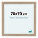 Como MDF Photo Frame 70x70cm Oak Light Front Size | Yourdecoration.com