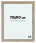 Como MDF Photo Frame 70x90cm Oak Light Front Size | Yourdecoration.com