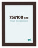 Como MDF Photo Frame 75x100cm Oak Dark Front Size | Yourdecoration.com