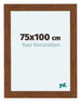 Como MDF Photo Frame 75x100cm Oak Rustic Front Size | Yourdecoration.com