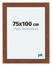 Como MDF Photo Frame 75x100cm Walnut Front Size | Yourdecoration.com