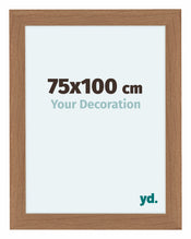 Como MDF Photo Frame 75x100cm Walnut Light Front Size | Yourdecoration.com