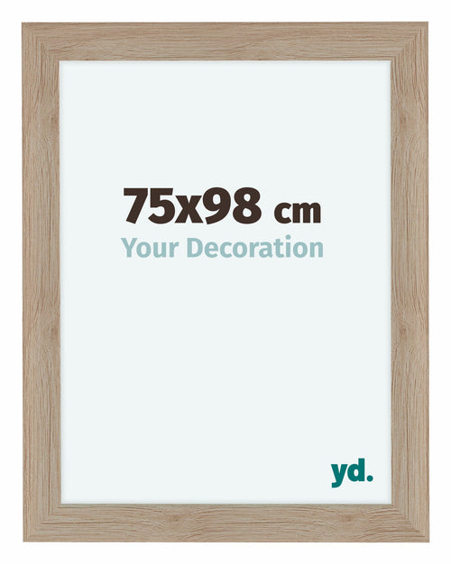 Como MDF Photo Frame 75x98cm Oak Light Front Size | Yourdecoration.com