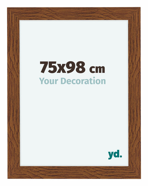 Como MDF Photo Frame 75x98cm Oak Rustic Front Size | Yourdecoration.com