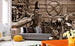 Dimex Vintage Garage Wall Mural 375x250cm 5 Panels Ambiance | Yourdecoration.com