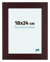 Dover Wood Photo Frame 18x24cm Mahogany Front Size | Yourdecoration.com