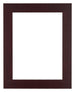 Dover Wood Photo Frame 18x24cm Mahogany Front | Yourdecoration.com