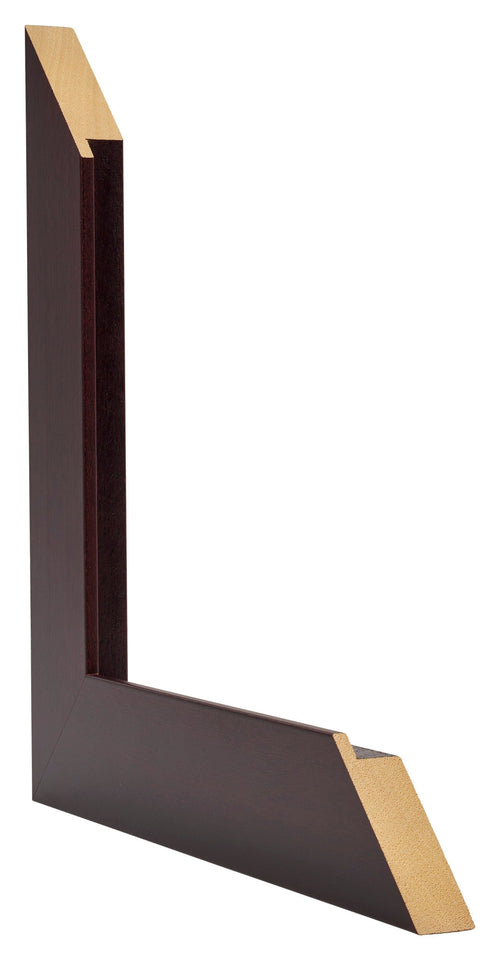 Dover Wood Photo Frame 18x24cm Mahogany Intersection | Yourdecoration.com