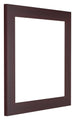 Dover Wood Photo Frame 20x20cm Mahogany Front Oblique | Yourdecoration.com