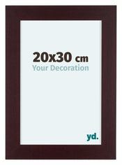 Dover Wood Photo Frame 20x30cm Mahogany Front Size | Yourdecoration.com