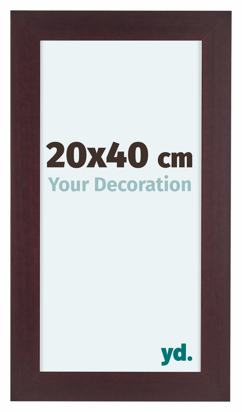 Dover Wood Photo Frame 20x40cm Mahogany Front Size | Yourdecoration.com