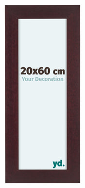 Dover Wood Photo Frame 20x60cm Mahogany Front Size | Yourdecoration.com