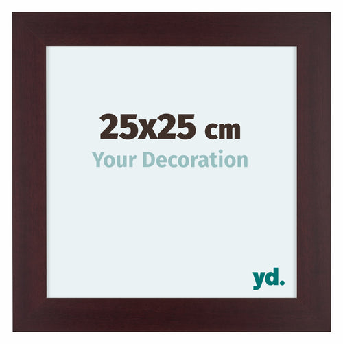 Dover Wood Photo Frame 25x25cm Mahogany Front Size | Yourdecoration.com