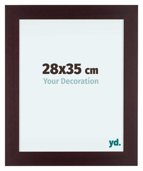 Dover Wood Photo Frame 28x35cm Mahogany Front Size | Yourdecoration.com