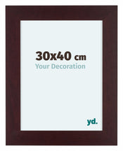 Dover Wood Photo Frame 30x40cm Mahogany Front Size | Yourdecoration.com