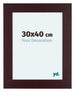 Dover Wood Photo Frame 30x40cm Mahogany Front Size | Yourdecoration.com