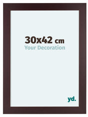 Dover Wood Photo Frame 30x42cm Mahogany Front Size | Yourdecoration.com