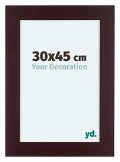 Dover Wood Photo Frame 30x45cm Mahogany Front Size | Yourdecoration.com