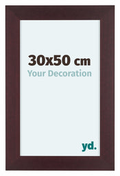 Dover Wood Photo Frame 30x50cm Mahogany Front Size | Yourdecoration.com