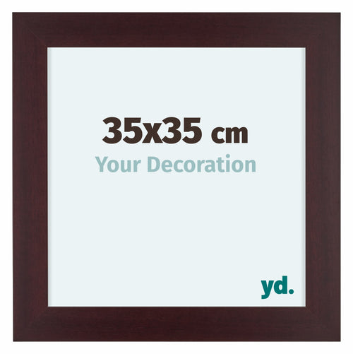 Dover Wood Photo Frame 35x35cm Mahogany Front Size | Yourdecoration.com