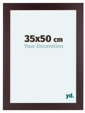 Dover Wood Photo Frame 35x50cm Mahogany Front Size | Yourdecoration.com