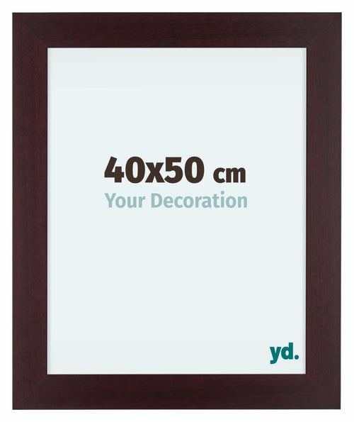 Dover Wood Photo Frame 40x50cm Mahogany Front Size | Yourdecoration.com