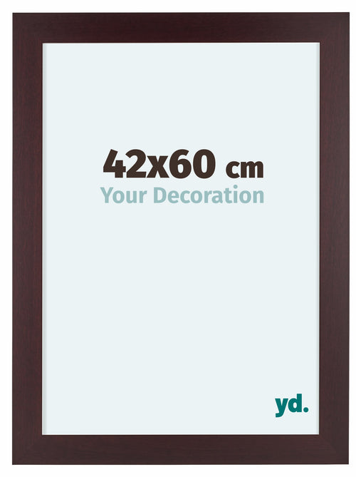 Dover Wood Photo Frame 42x60cm Mahogany Front Size | Yourdecoration.com