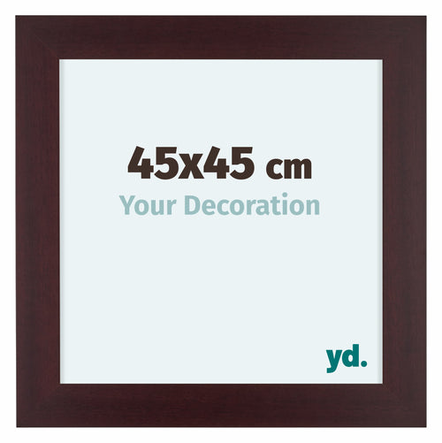 Dover Wood Photo Frame 45x45cm Mahogany Front Size | Yourdecoration.com