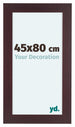 Dover Wood Photo Frame 45x80cm Mahogany Front Size | Yourdecoration.com