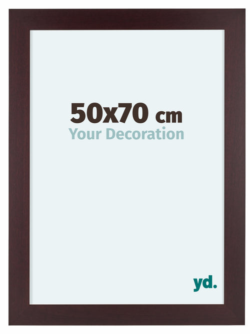 Dover Wood Photo Frame 50x70cm Mahogany Front Size | Yourdecoration.com