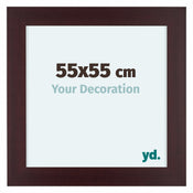 Dover Wood Photo Frame 55x55cm Mahogany Front Size | Yourdecoration.com