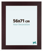 Dover Wood Photo Frame 56x71cm Mahogany Front Size | Yourdecoration.com