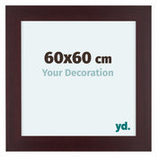 Dover Wood Photo Frame 60x60cm Mahogany Front Size | Yourdecoration.com