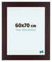 Dover Wood Photo Frame 60x70cm Mahogany Front Size | Yourdecoration.com