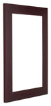 Dover Wood Photo Frame 60x90cm Mahogany Front Oblique | Yourdecoration.com