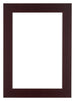 Dover Wood Photo Frame 60x90cm Mahogany Front | Yourdecoration.com