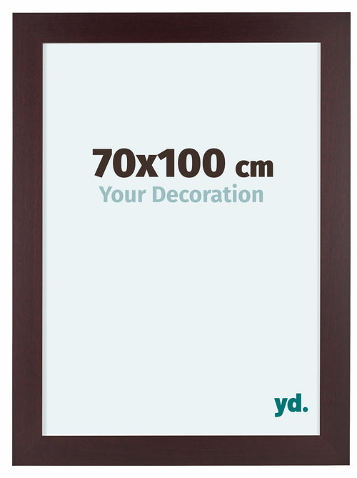 Dover Wood Photo Frame 70x100cm Mahogany Front Size | Yourdecoration.com