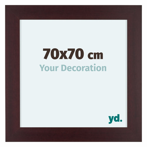 Dover Wood Photo Frame 70x70cm Mahogany Front Size | Yourdecoration.com