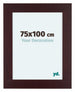 Dover Wood Photo Frame 75x100cm Mahogany Front Size | Yourdecoration.com