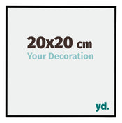 Evry Plastic Photo Frame 20x20cm Black Matt Front Size | Yourdecoration.com