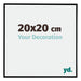 Evry Plastic Photo Frame 20x20cm Black Matt Front Size | Yourdecoration.com